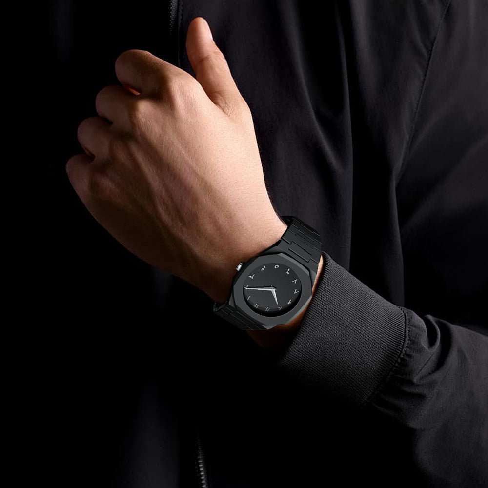 Arabic watch packaging and presentation